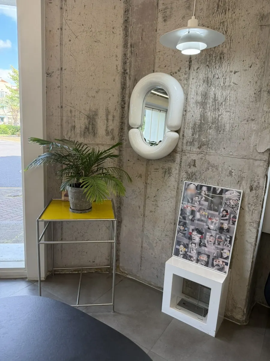 Tables and interior design at Gluttony Coffee