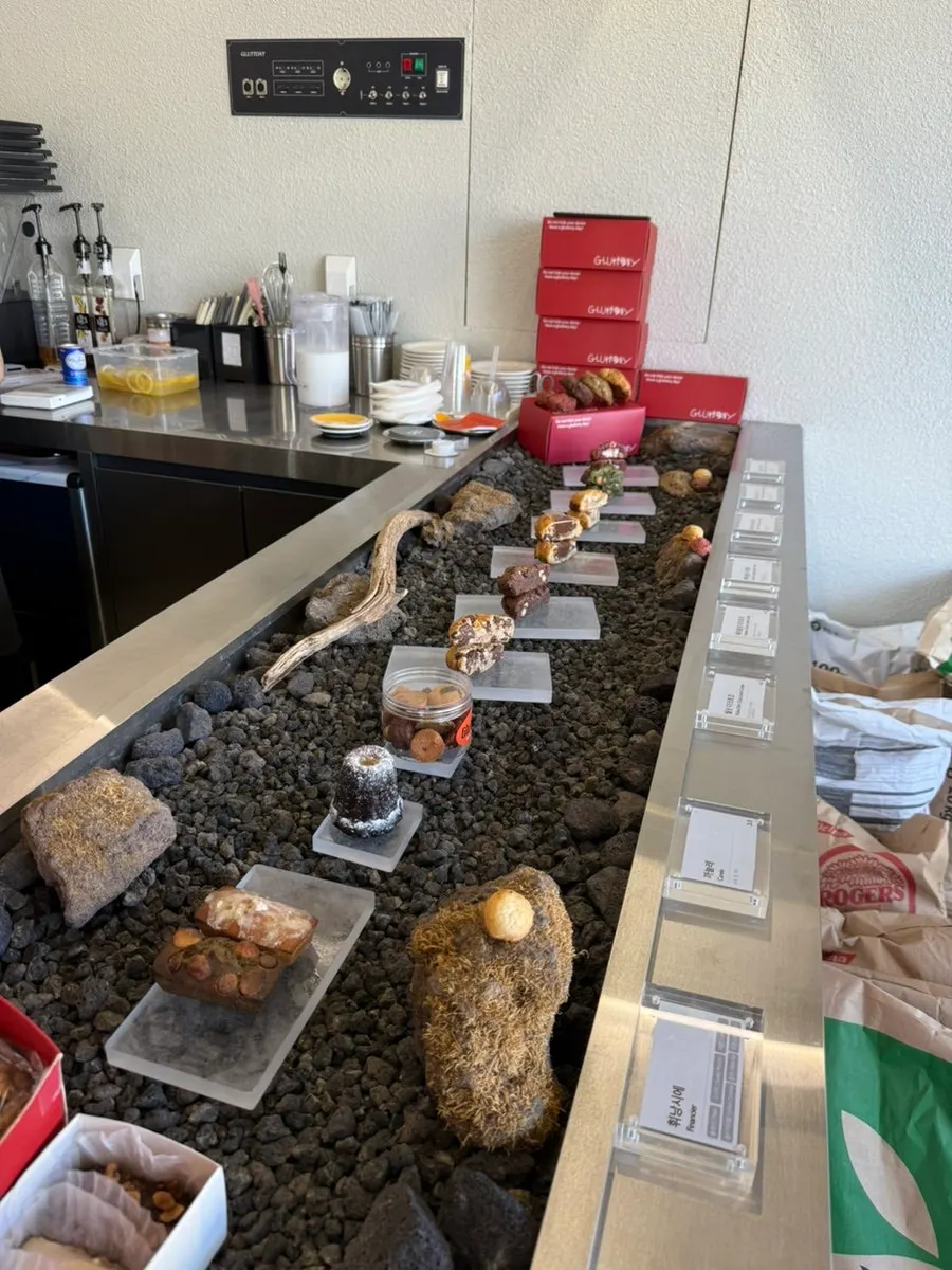 Iced latte and espresso menu items