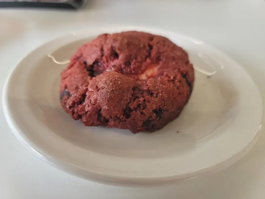 Cream cheese red velvet bakery item