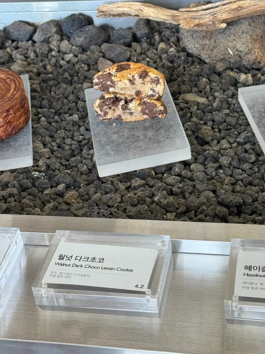 Full view of the bakery display at Gluttony Coffee
