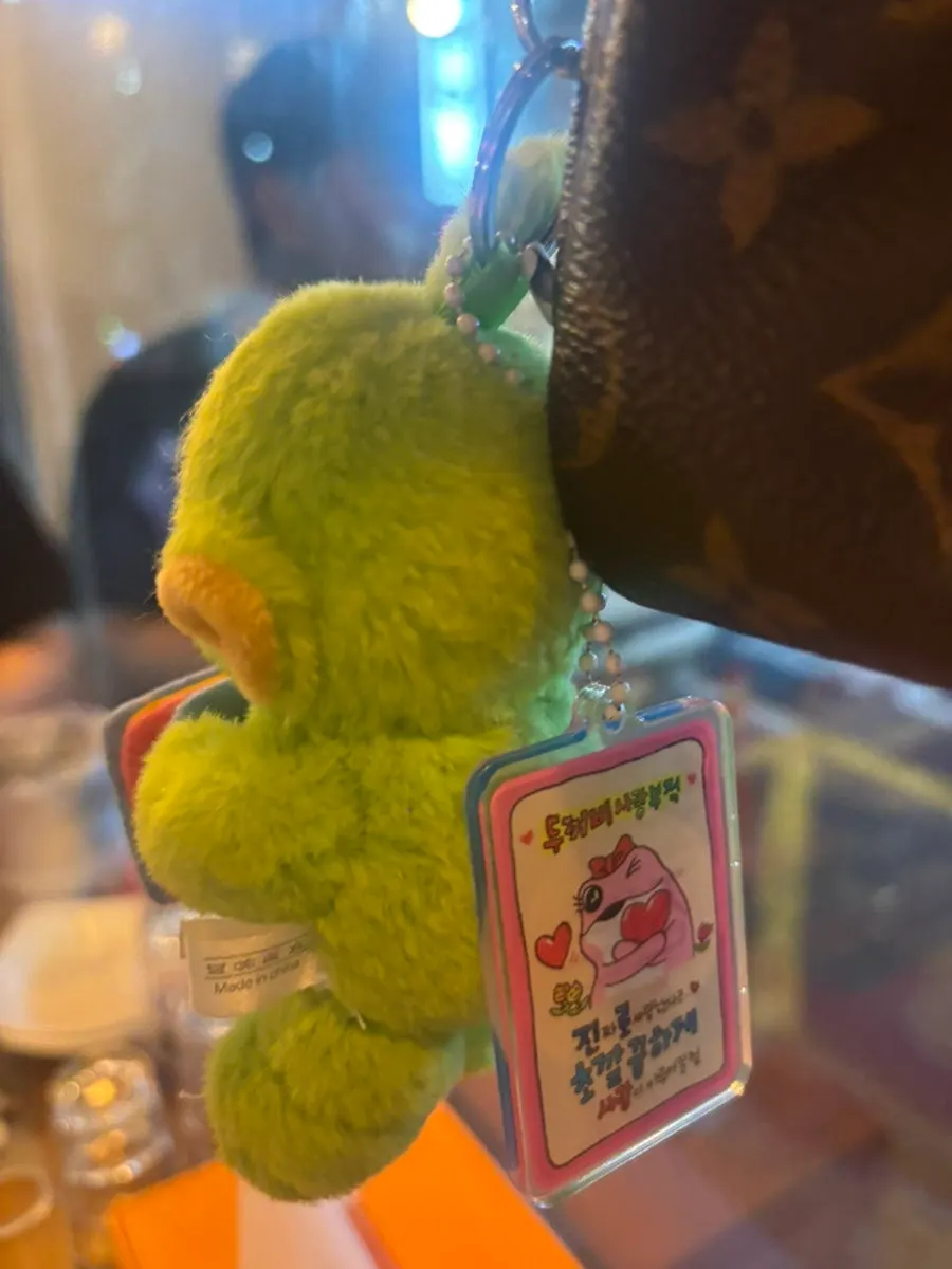 Toad keyring received with the Jinro order
