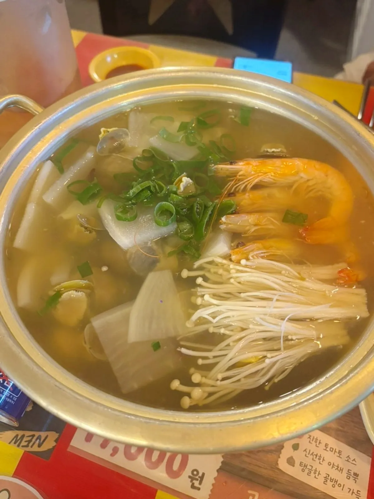 Medium whelk hot pot packed with whelk