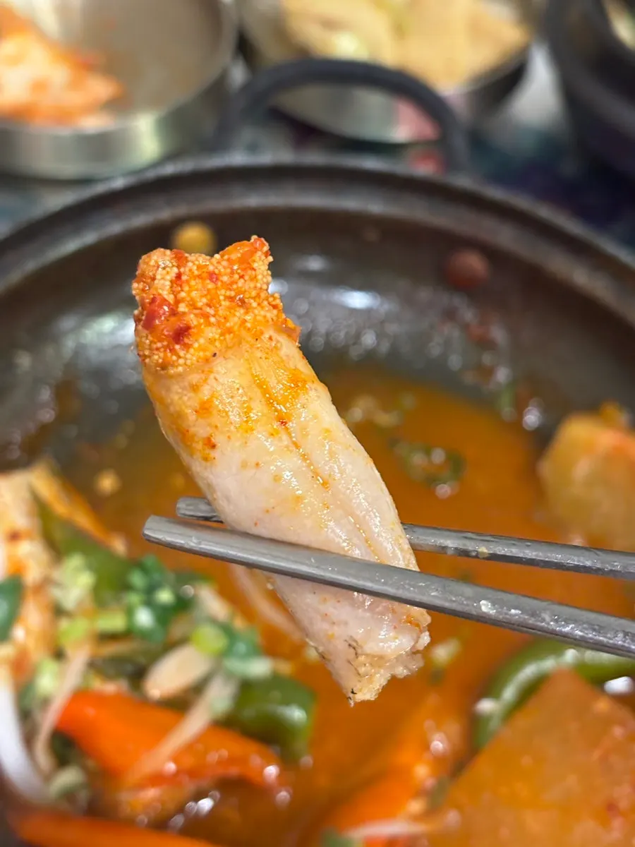 Braised Jeju cutlassfish with thick flesh