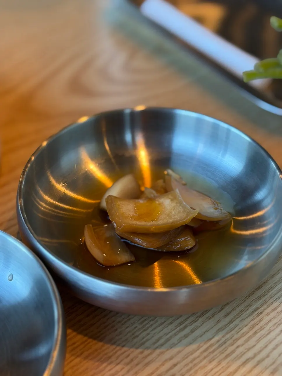 반찬으로 나온 게장