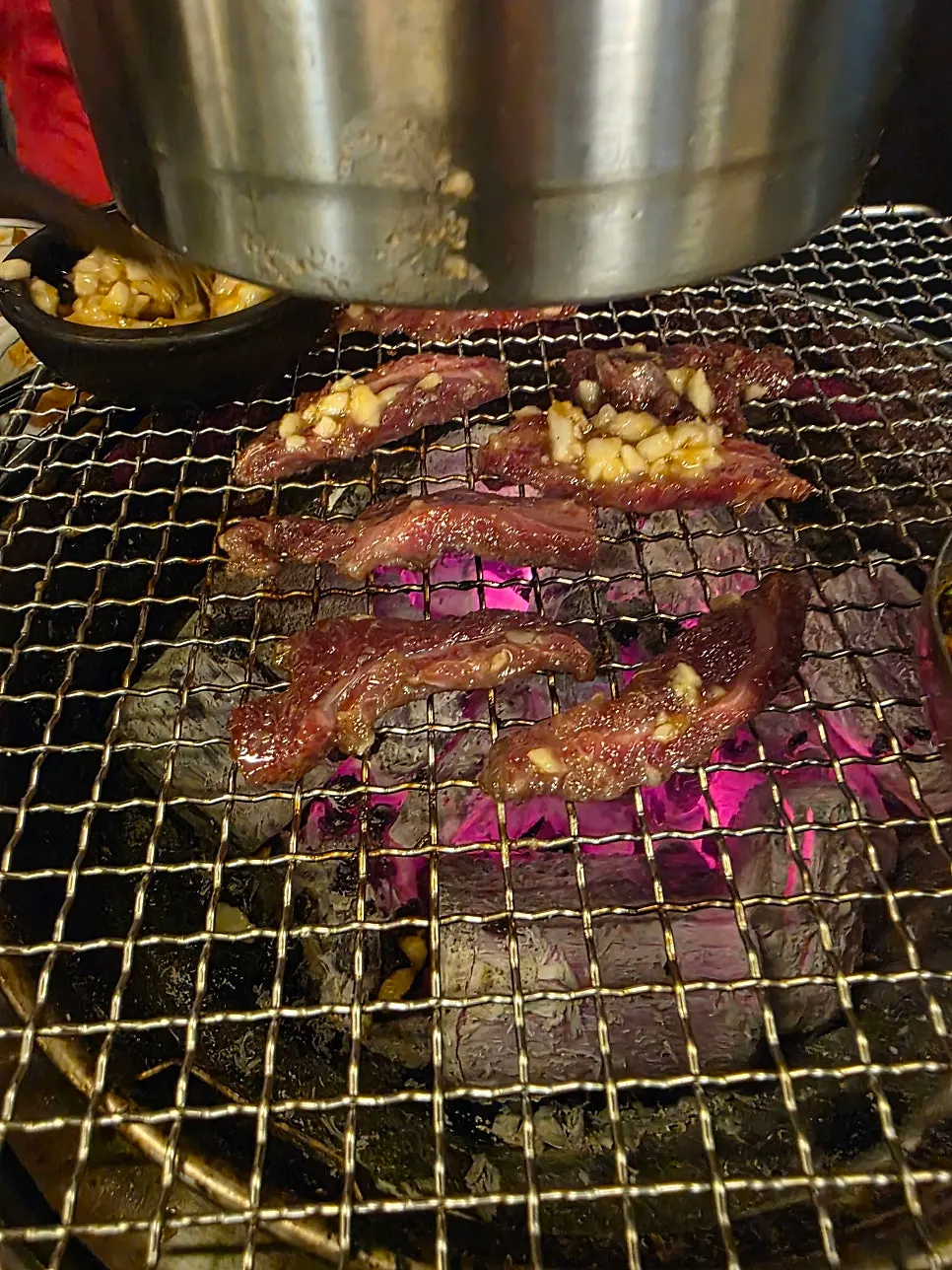한우 첫 점 식사 사진