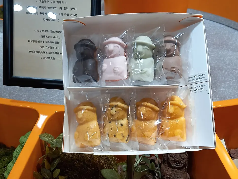 Mixed plain and chocolate Harubangne box