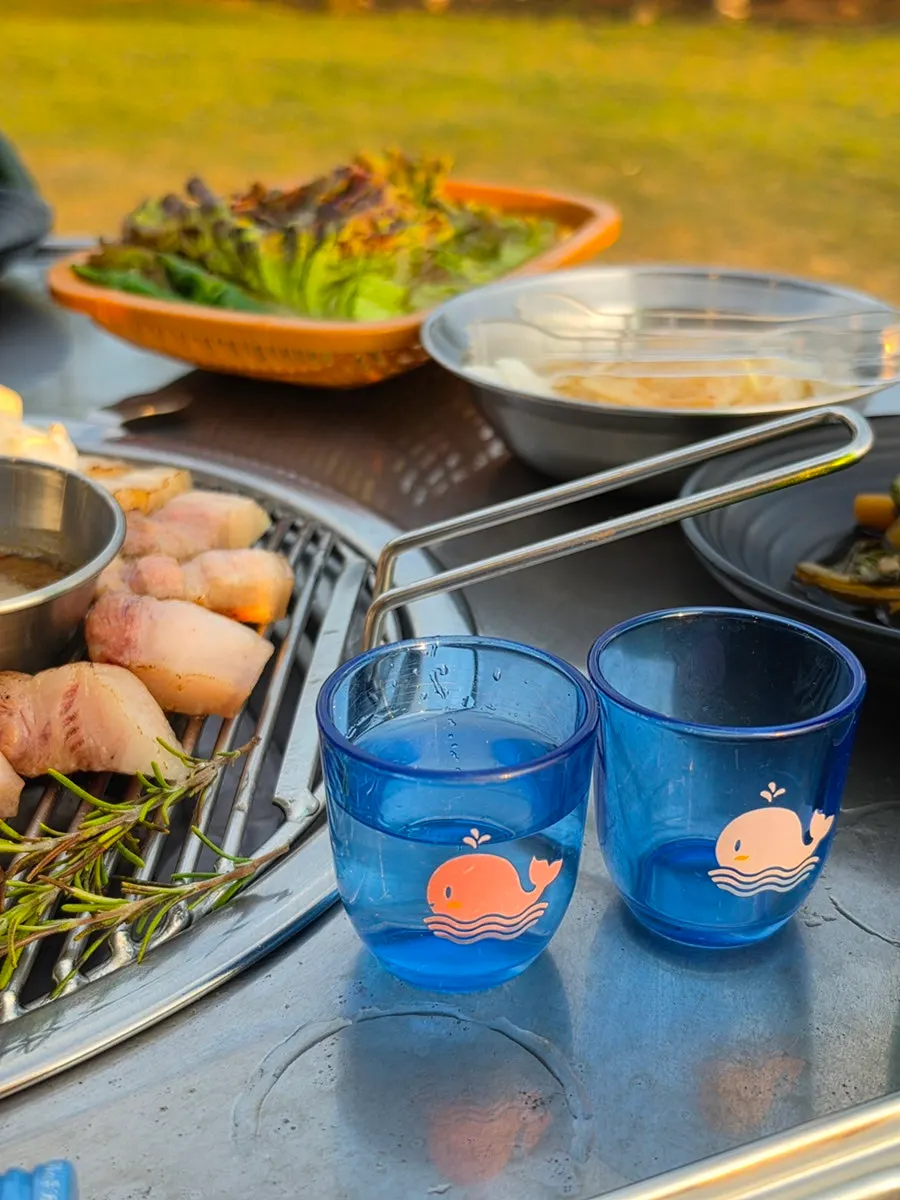 Hallasan soju on the table