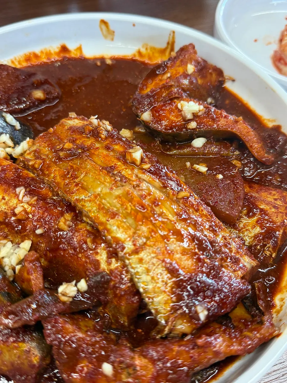 Mixed stew with both hairtail and mackerel