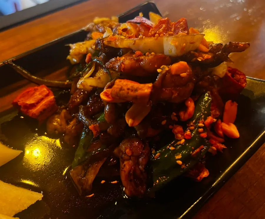 잘라 놓은 방아전 단면