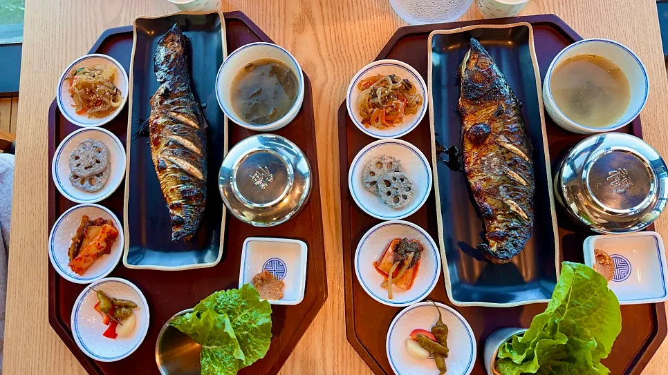 The full mackerel set spread