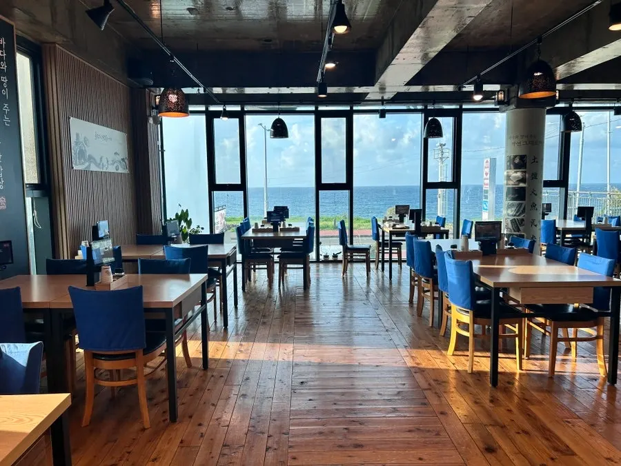 Clean interior with spacious seating
