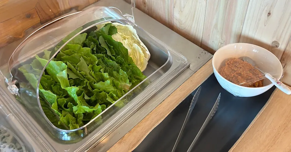 셀프바 떡볶이 코너