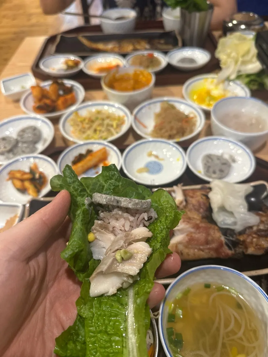 Wood-fired imyeonsu grilled set plate
