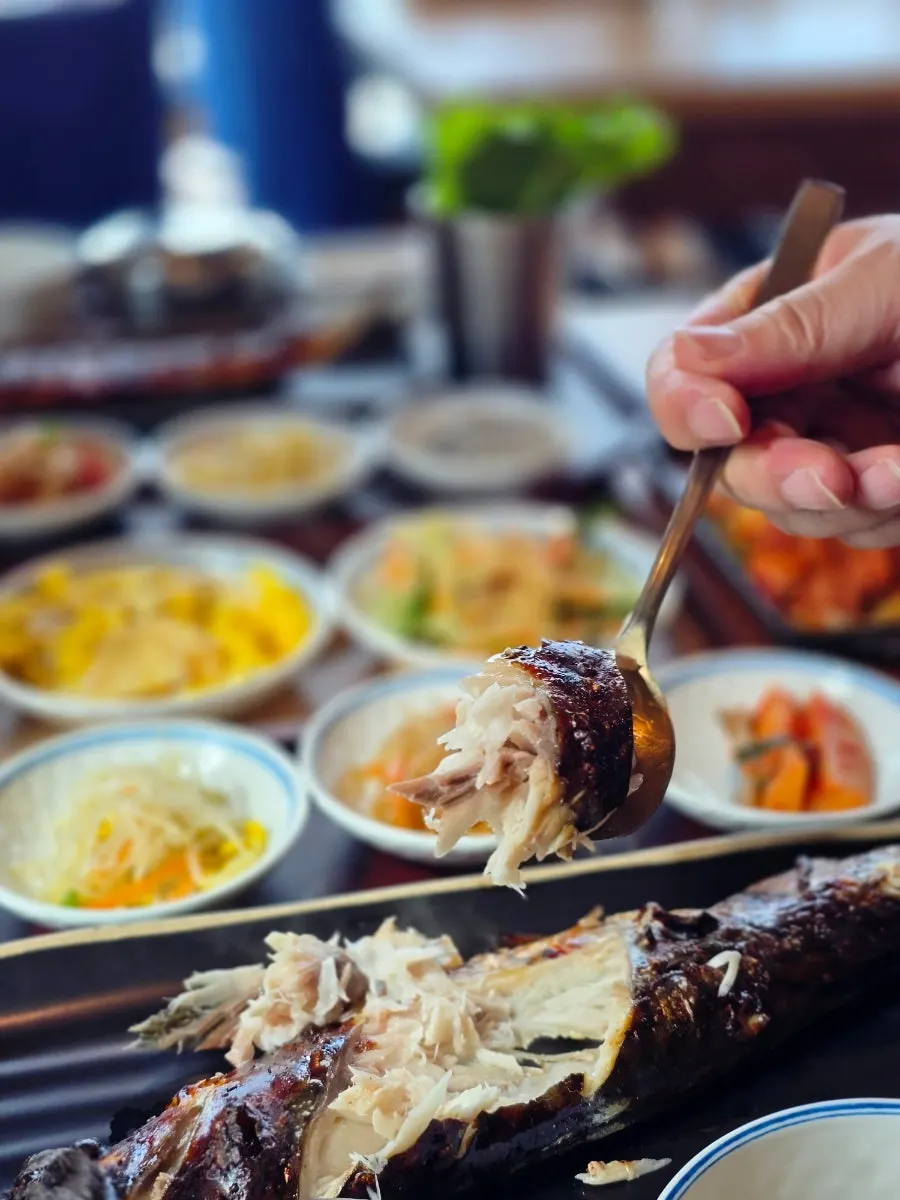 이호테우해변 바다 풍경과 식당 창가