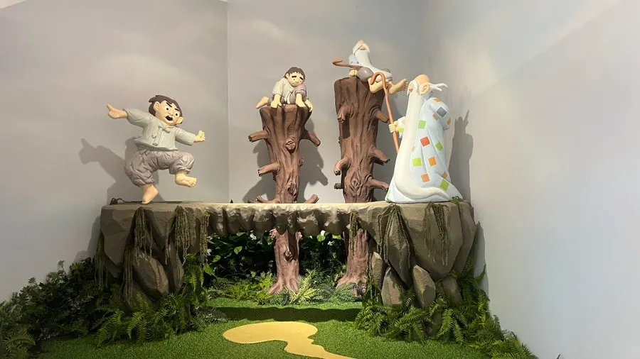 A webtoon photo zone at Theme Park Toon