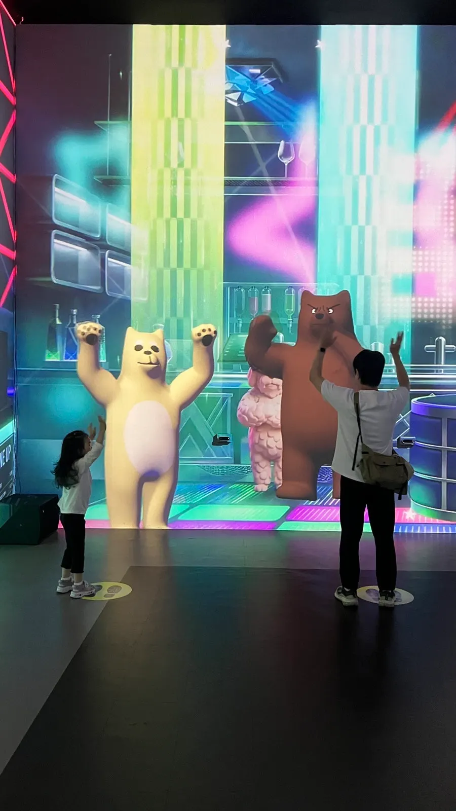 A 6-year-old enjoying an activity space at Theme Park Toon