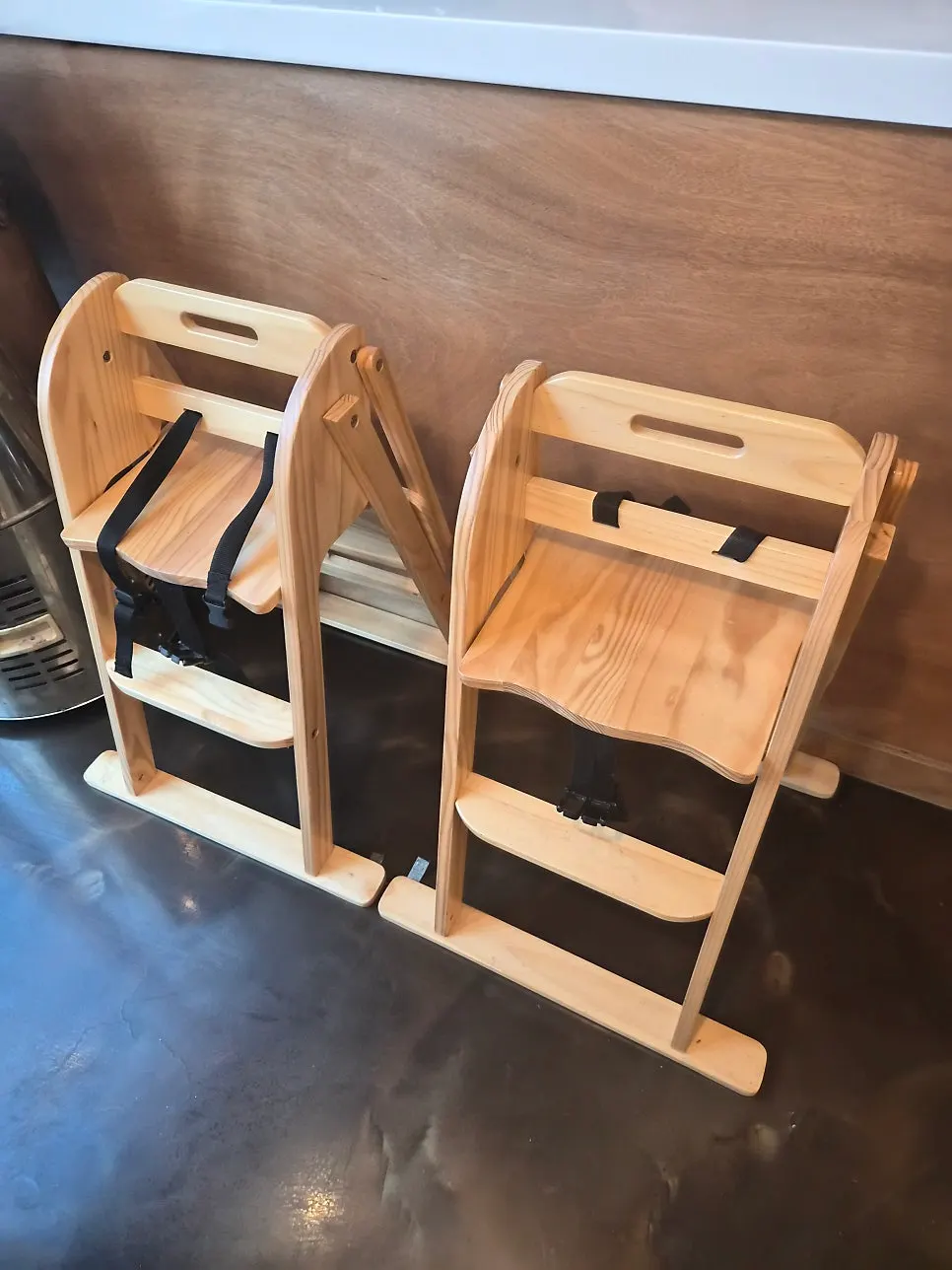 Seating and interior details of the shop