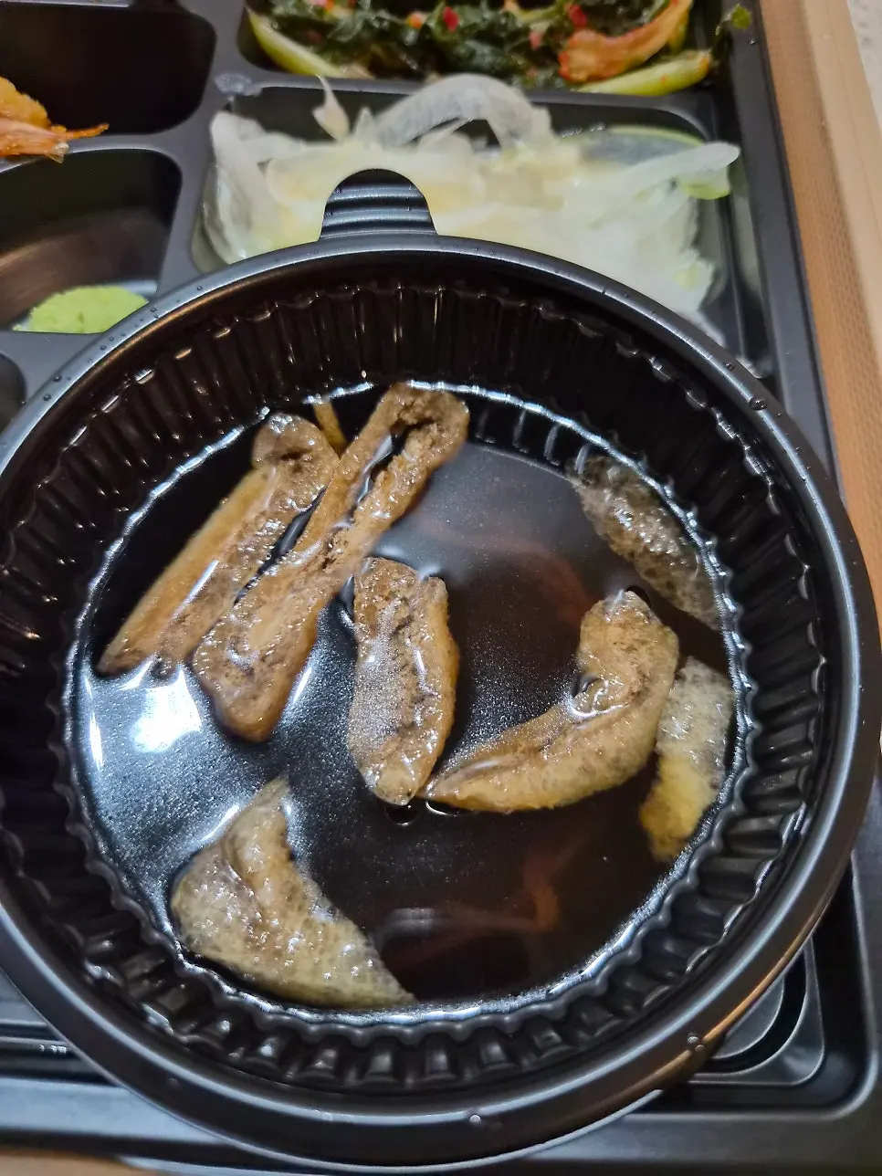 Close-up of fish cutlet and fried shrimp