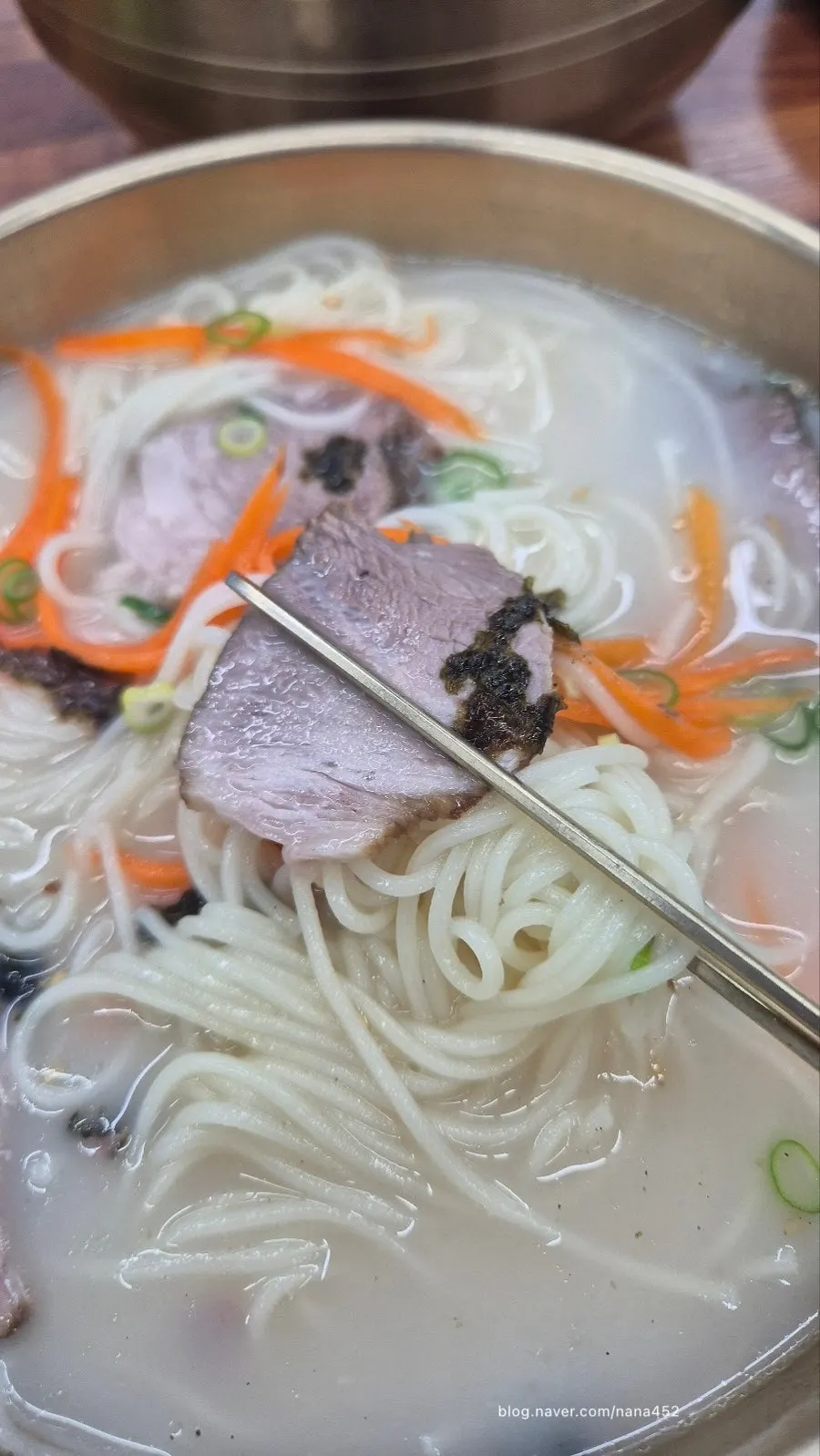 식사를 마친 면주막 제주본점 내부 모습