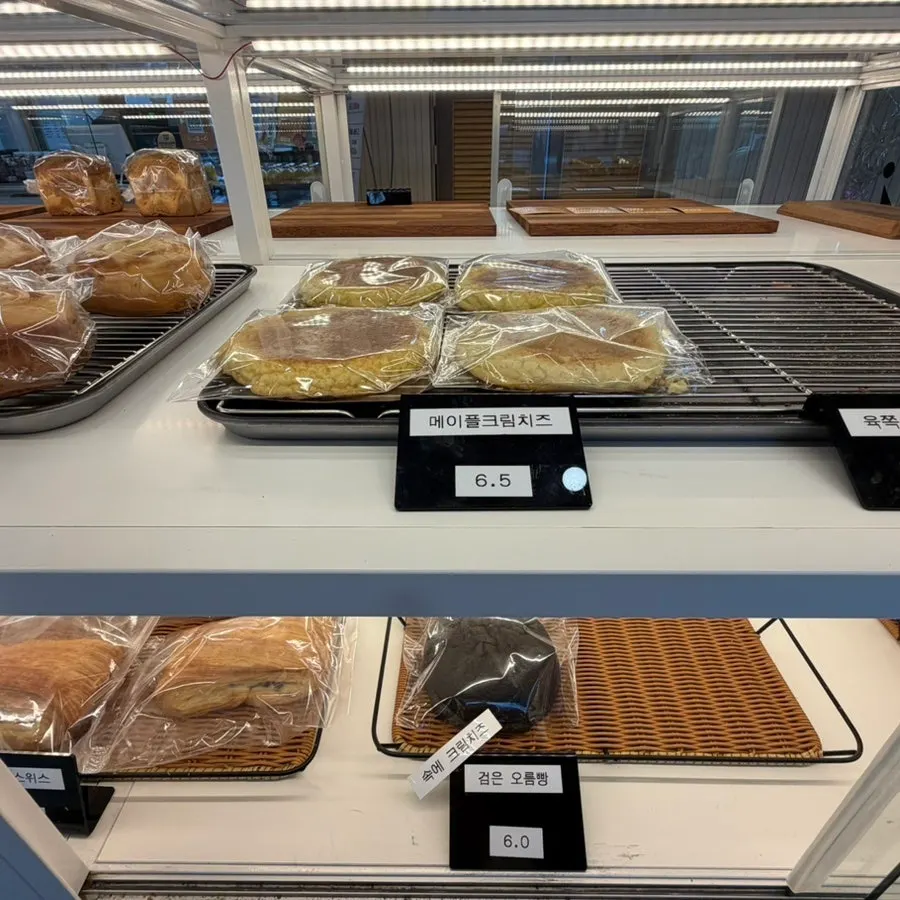 Wide variety of breads at Lala Cafe