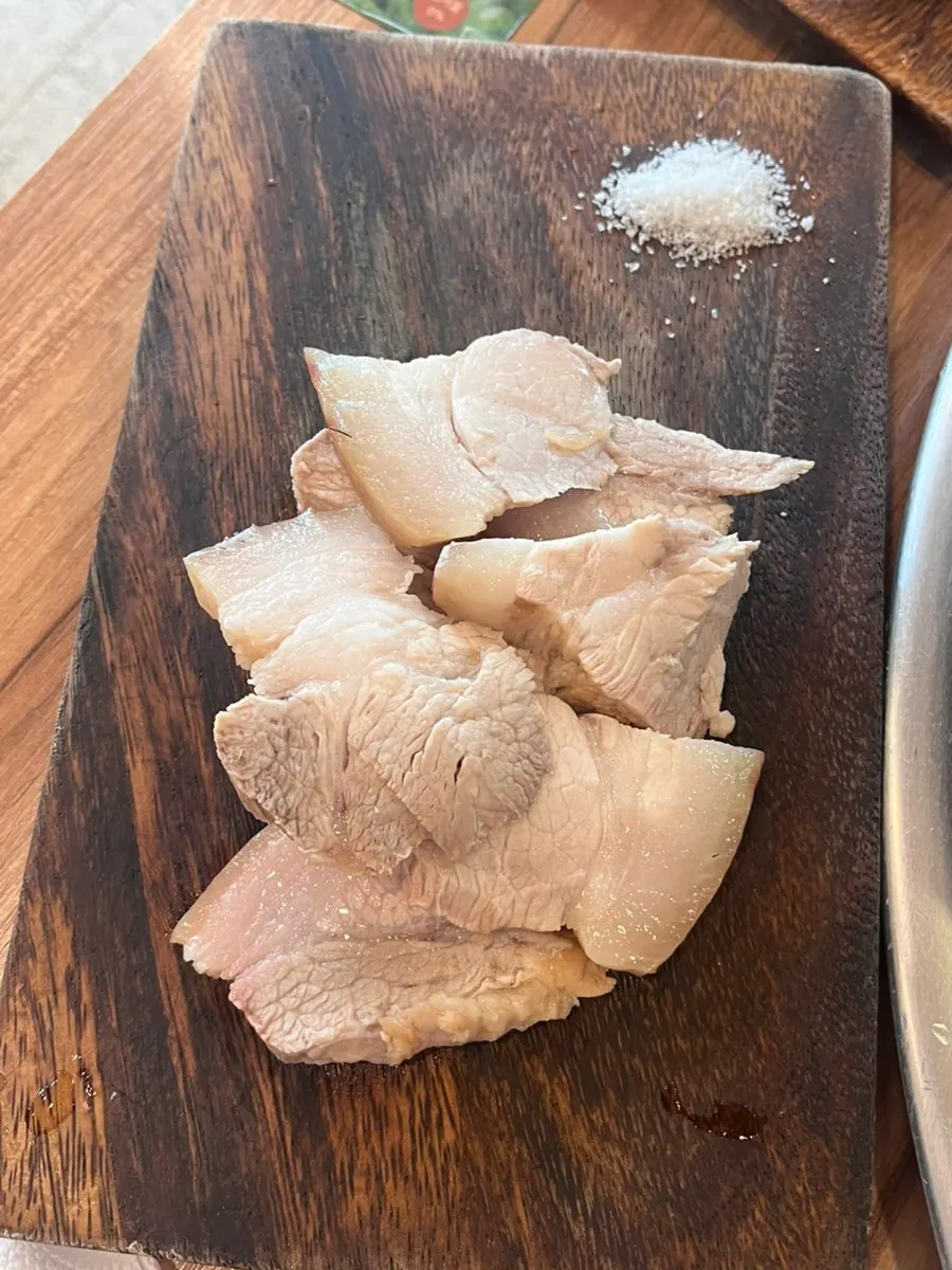 야채가 가득한 해물뚝배기