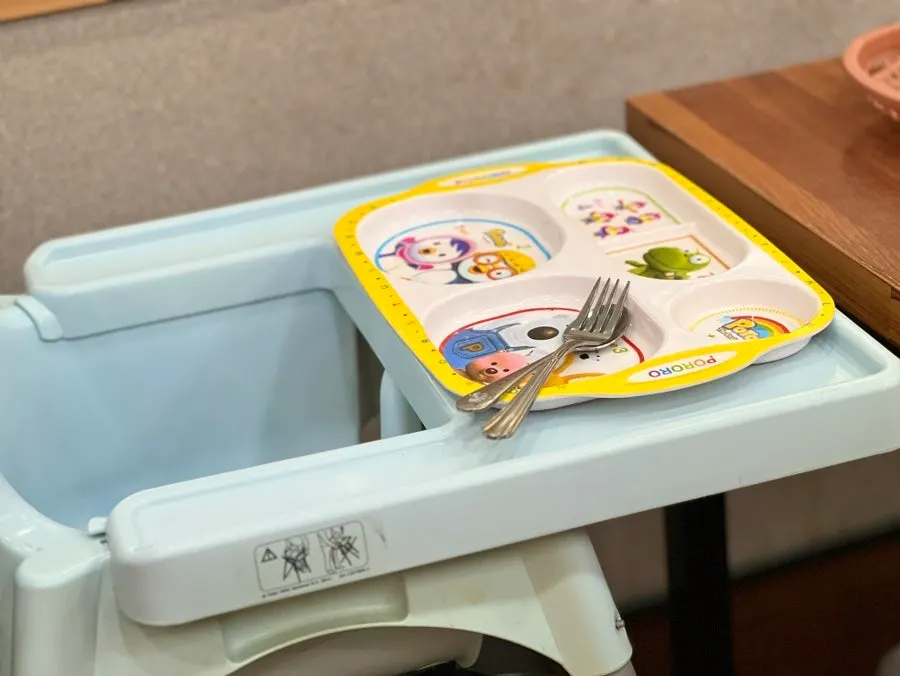 Pororo tray and baby dishes for kids