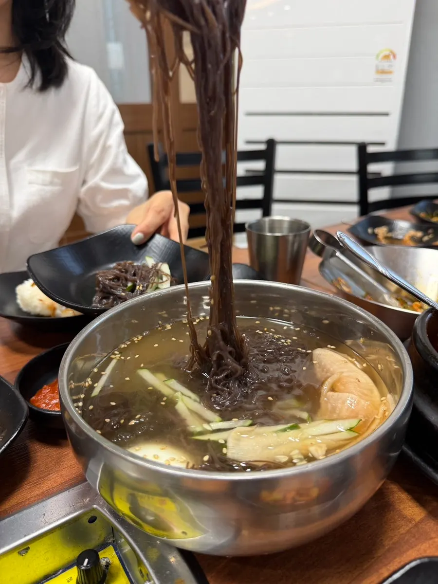 마무리로 먹은 시원한 물냉면
