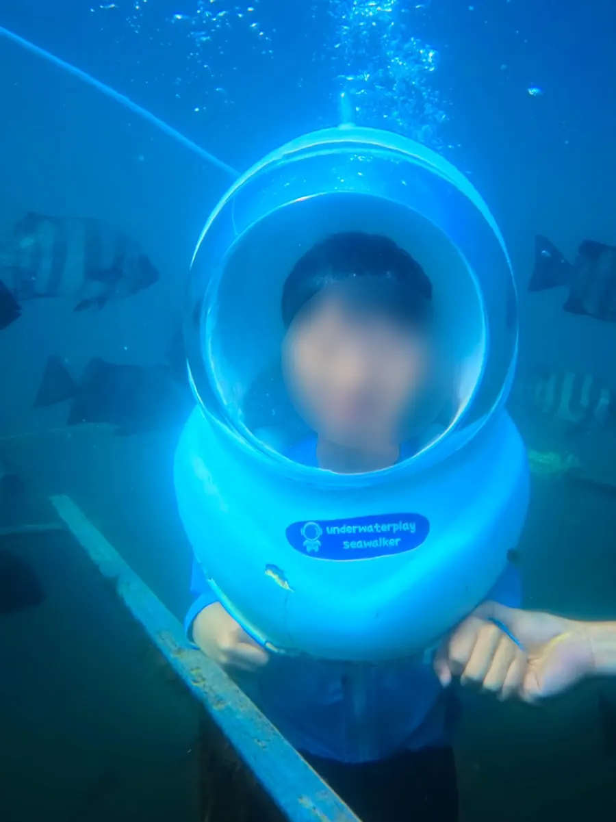 김녕 바다씨워킹 체험 마무리 기념 사진