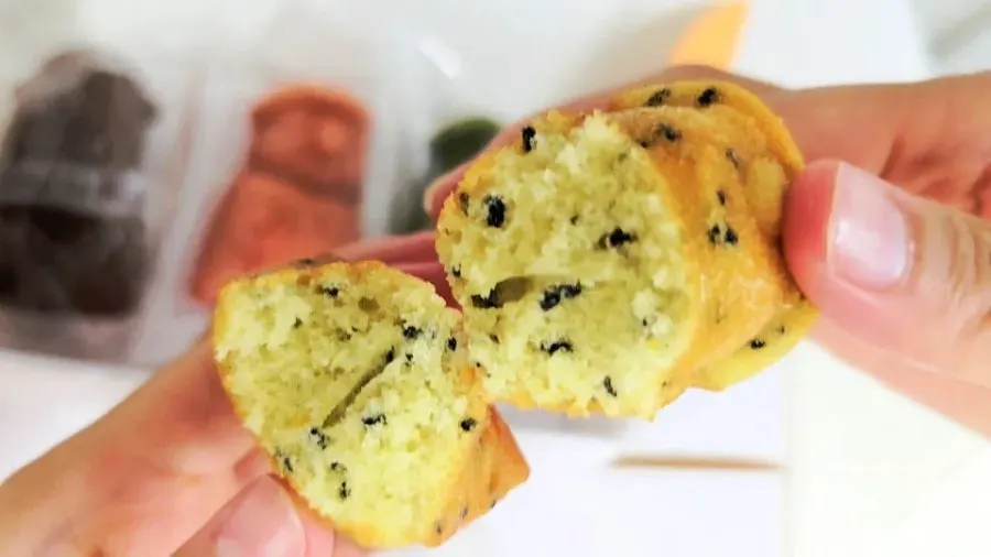 Nutty black-sesame madeleine