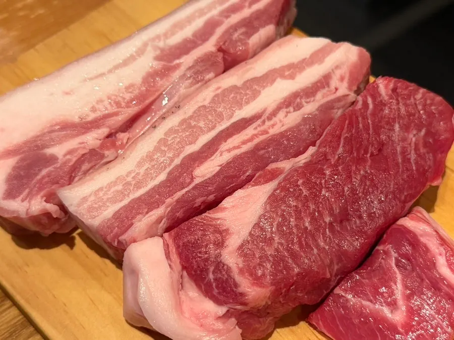 Menu guide featuring Jeju-style dishes