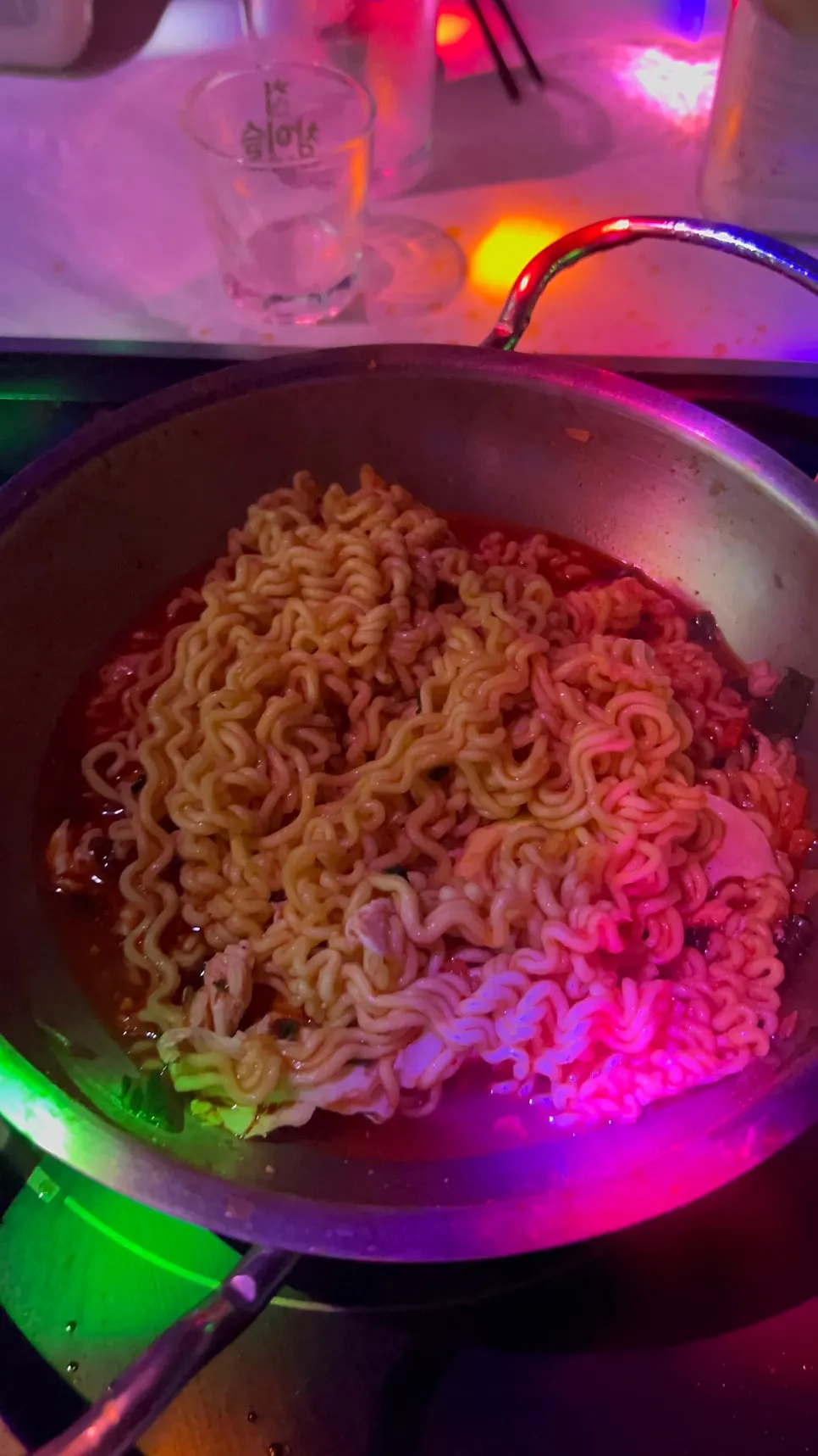 Yeolramyeon boiled with added water