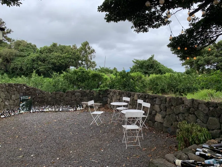 Surrounding scenery of the restaurant inside Nansan-ri village