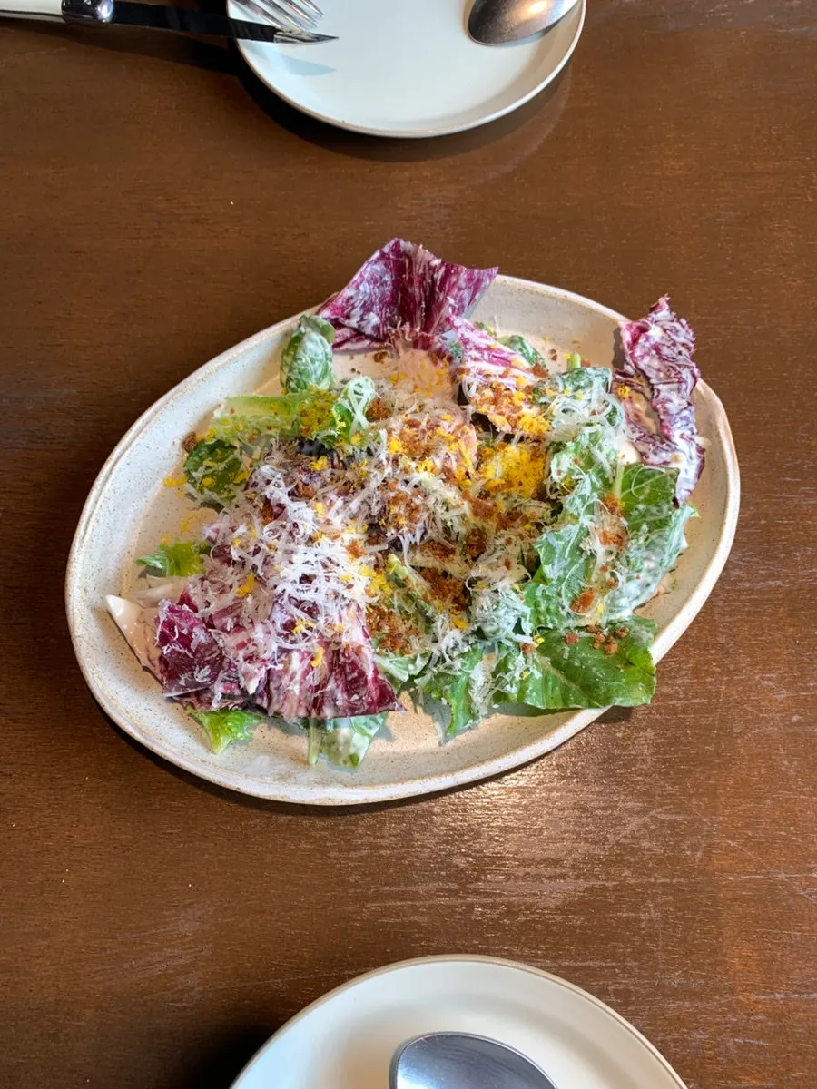 Romaine Caesar salad