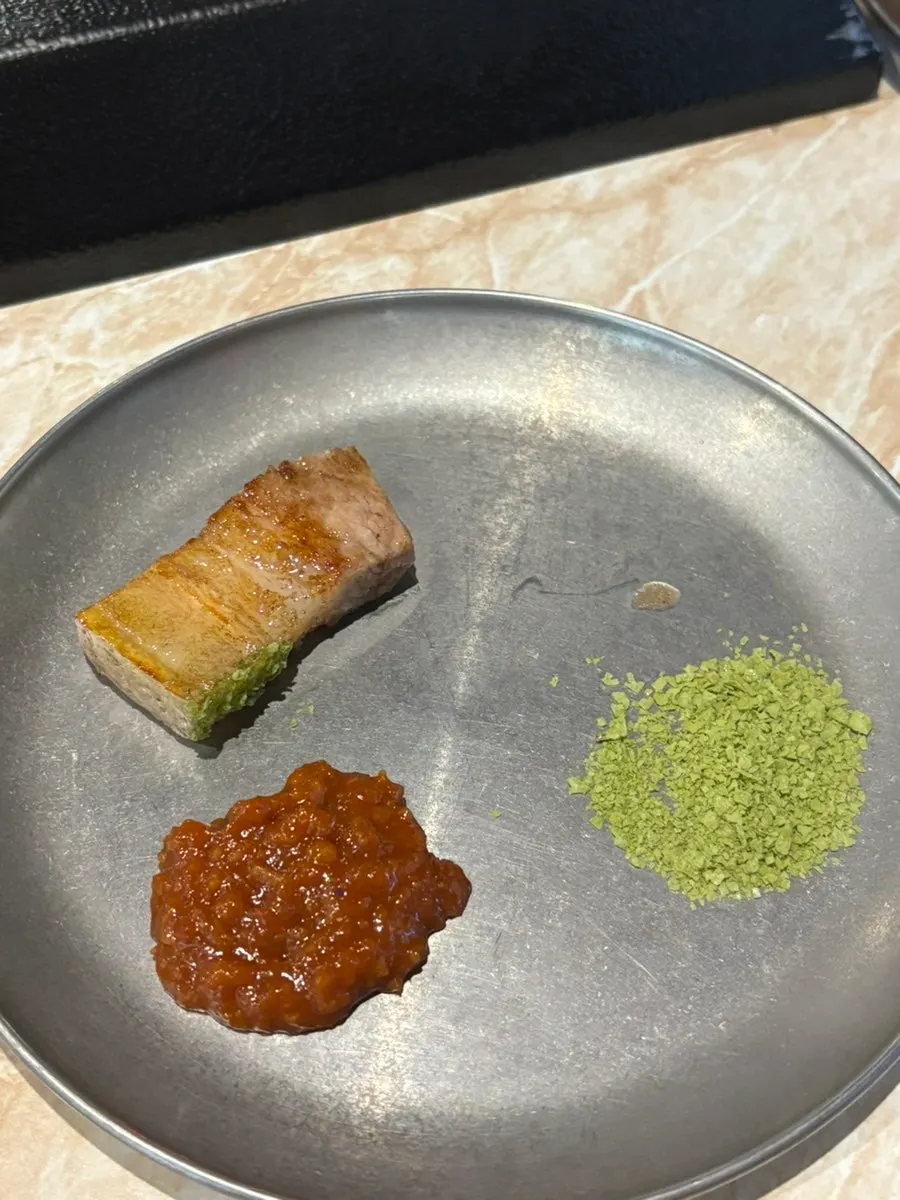 A well-grilled piece of Nanchuk Matdon