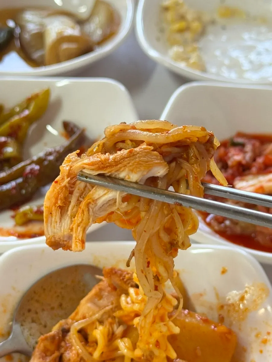 Cooked tripe with sauce broth