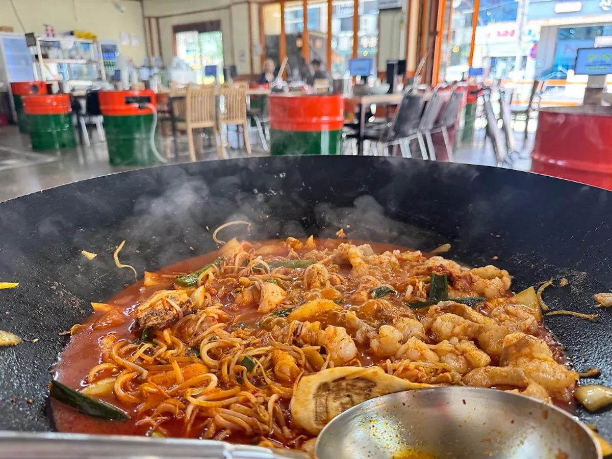 Beef tripe and chicken in gopdoritang