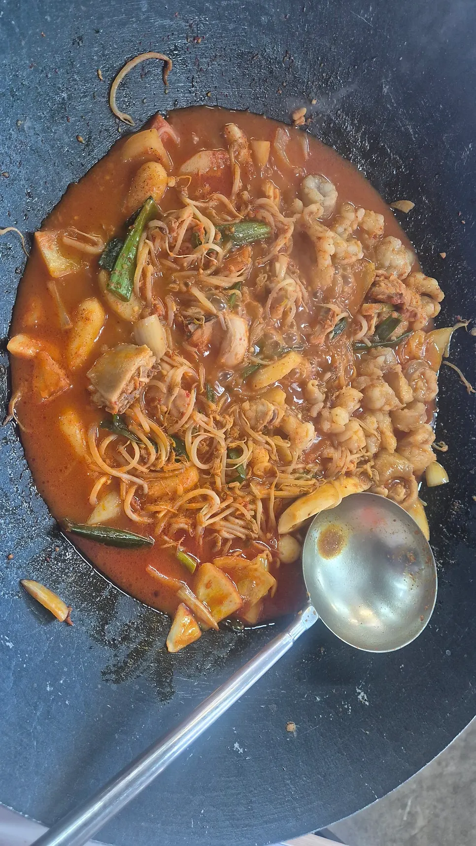 Generous pot-lid beef tripe dakdoritang