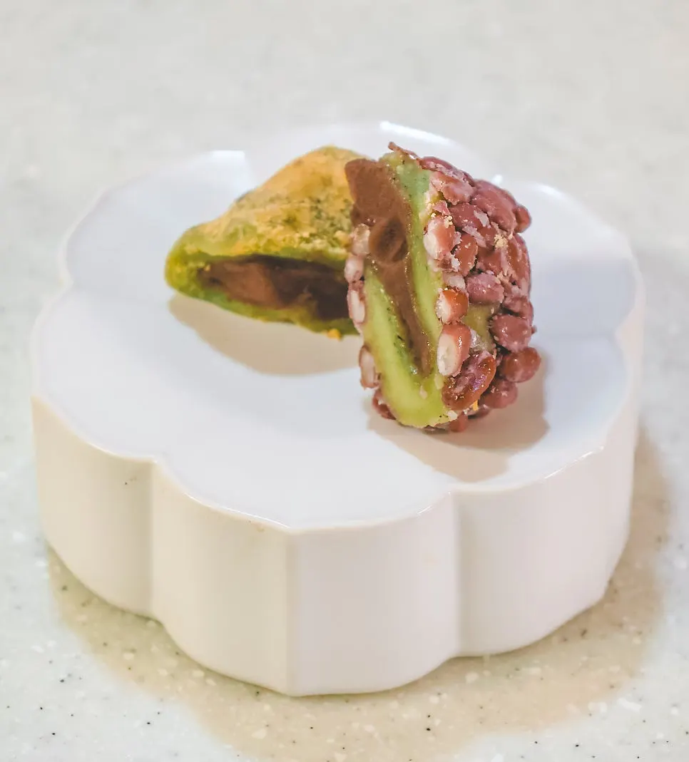 개별포장된 오메기떡 한 알