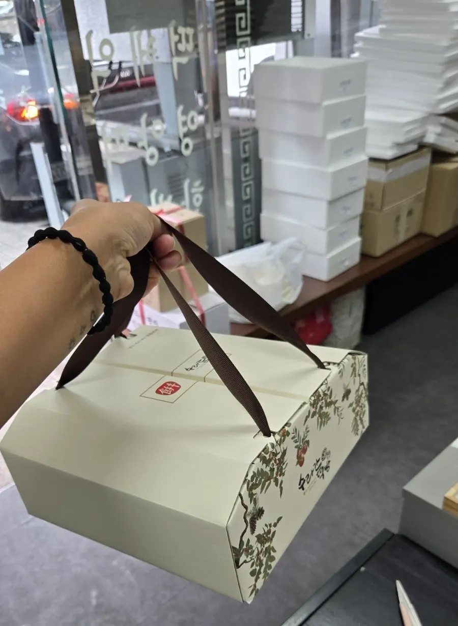오메기떡 보관과 해동 방법 안내지