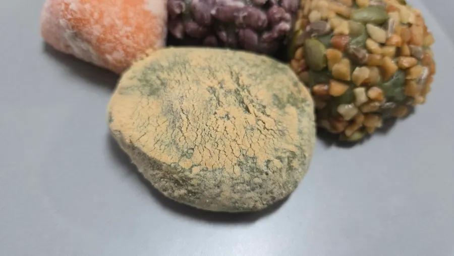 콩가루를 묻힌 오메기떡
