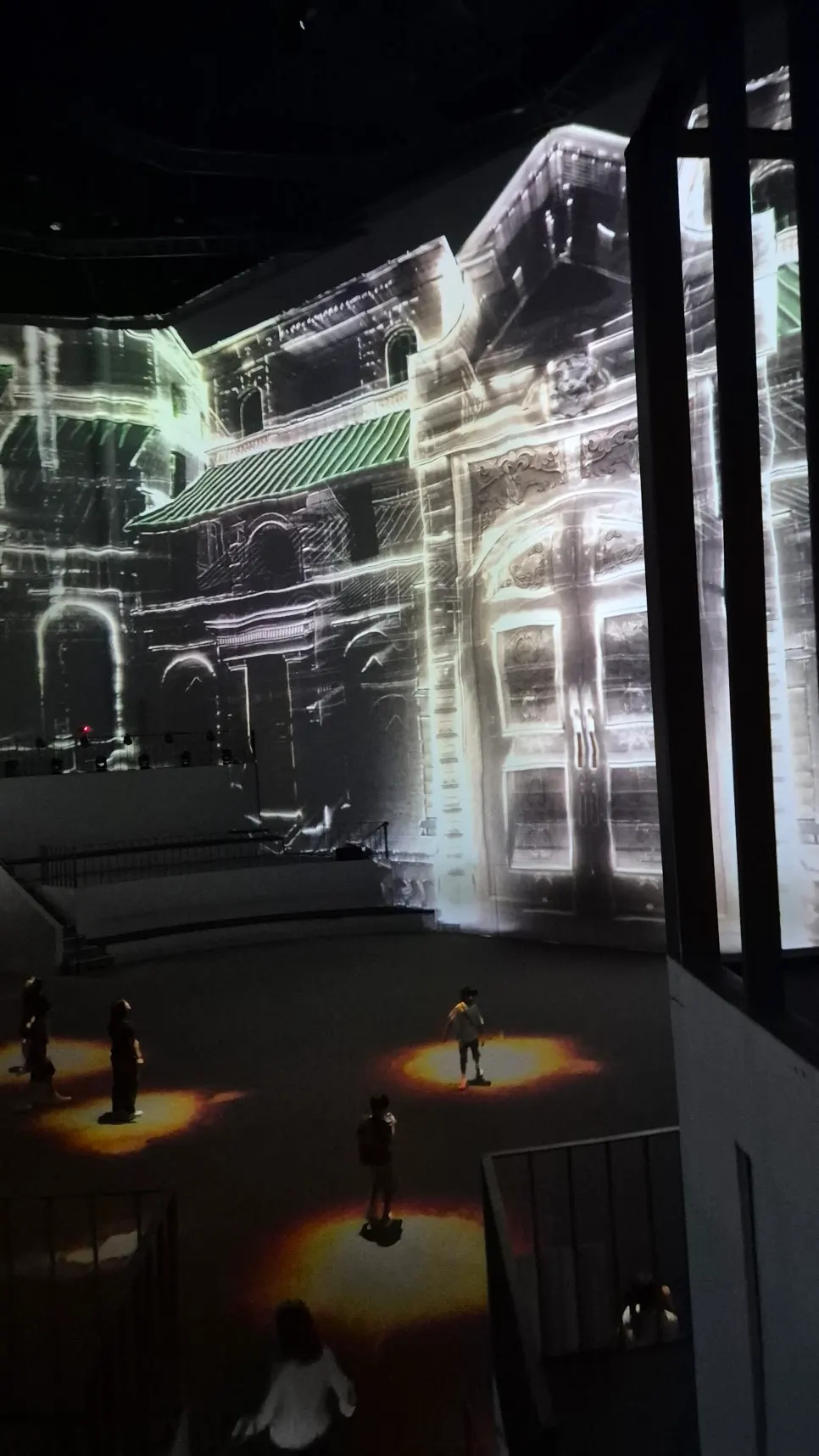 Interior of the theater-sized main media art hall