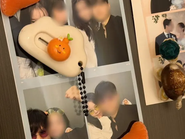 4천원에 구매한 귤 모양 택배칼 마그넷