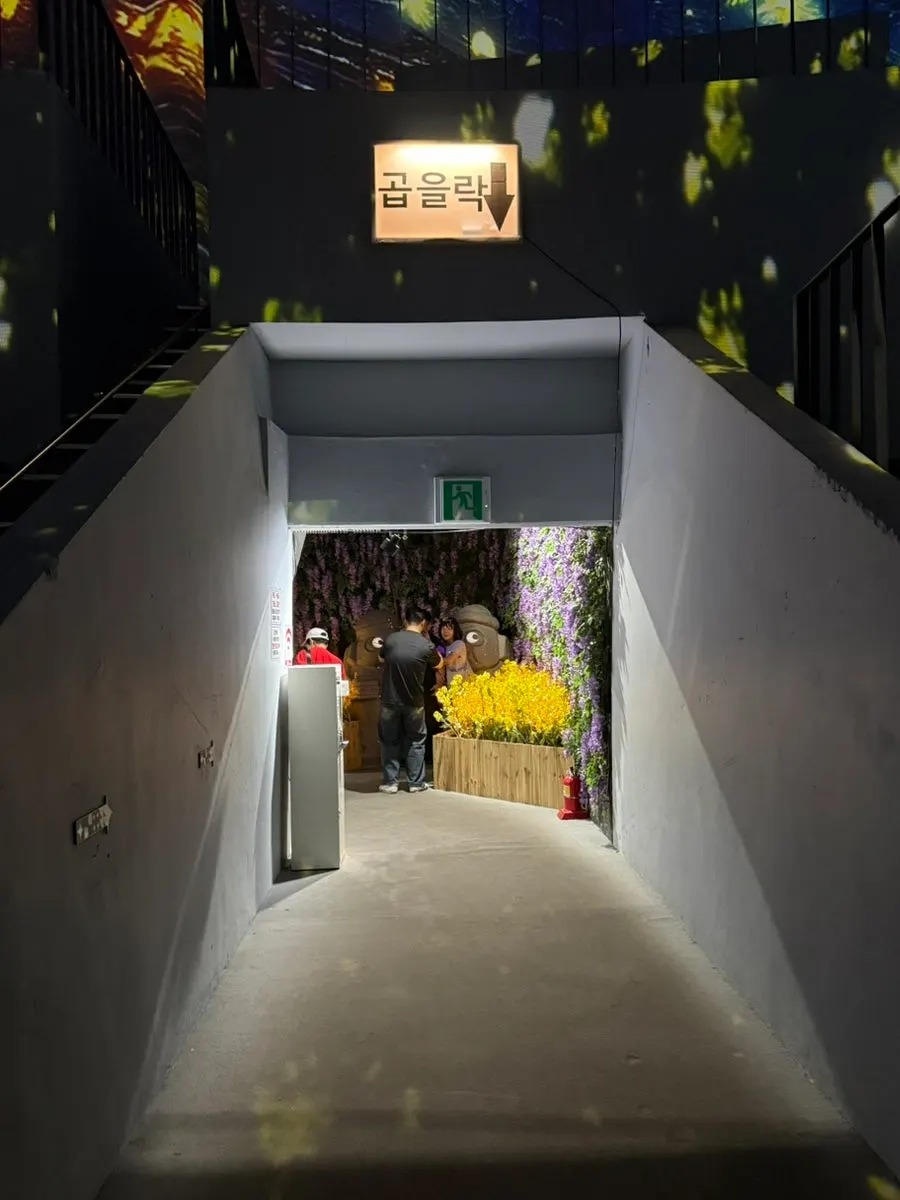 The basement Gopeullak space at Nohyeong Supermarket