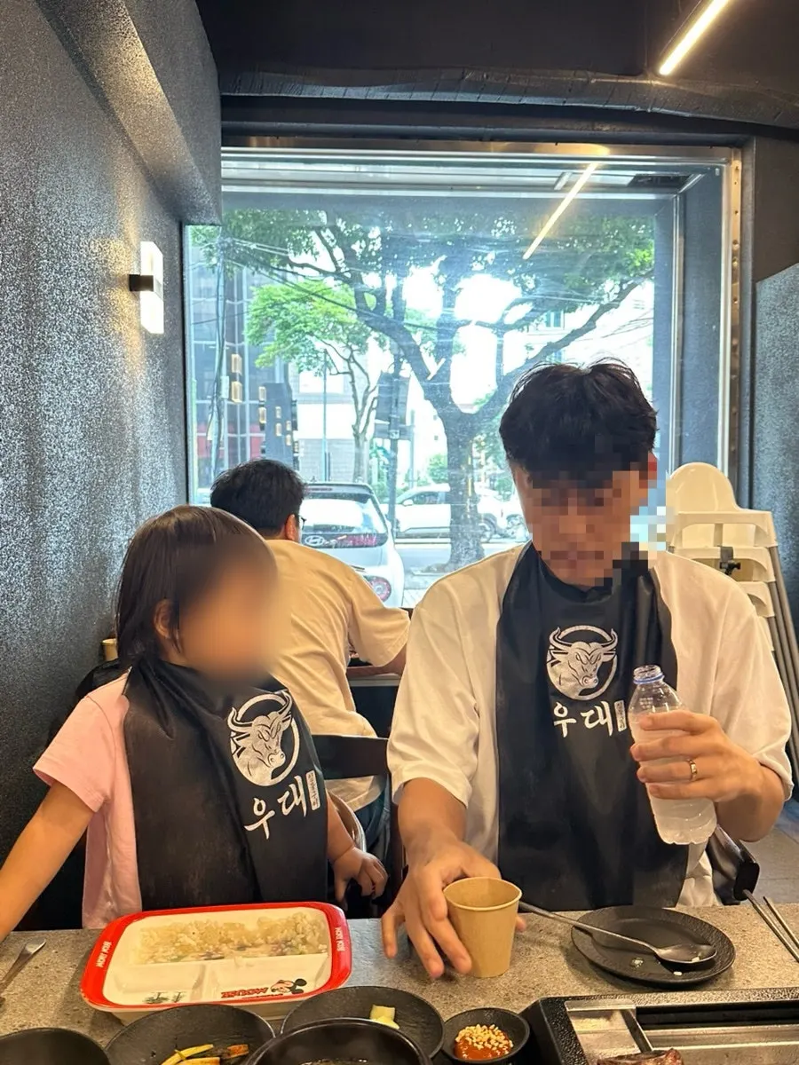 완성된 우대갈비 한 접시