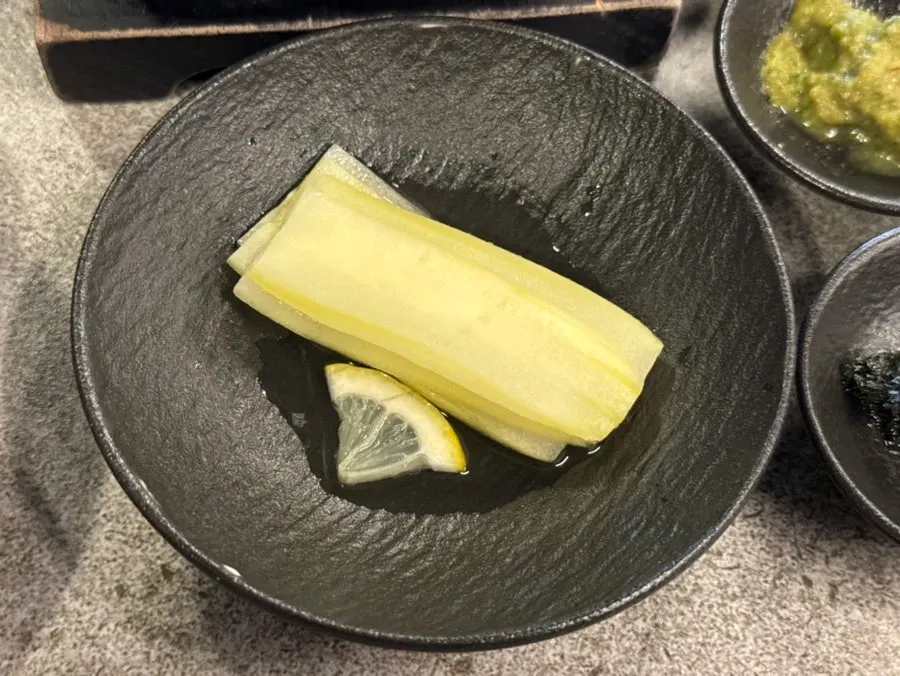 Bowl of cheongyang chili pesto sauce