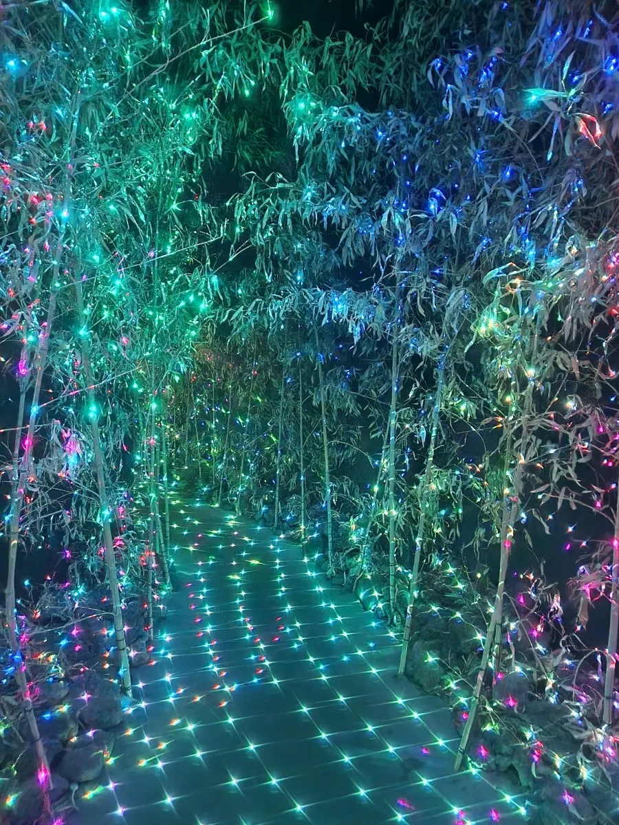 Christmas-themed corridor inside Gobeullak