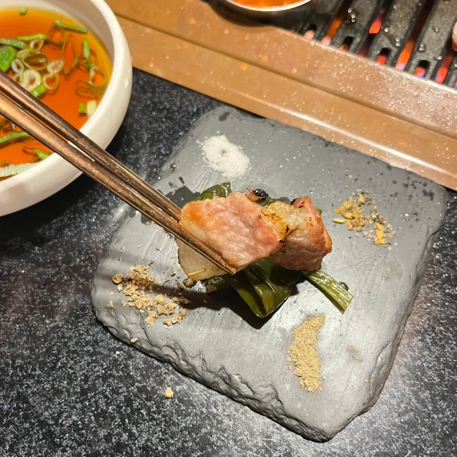 식사 마무리 상차림