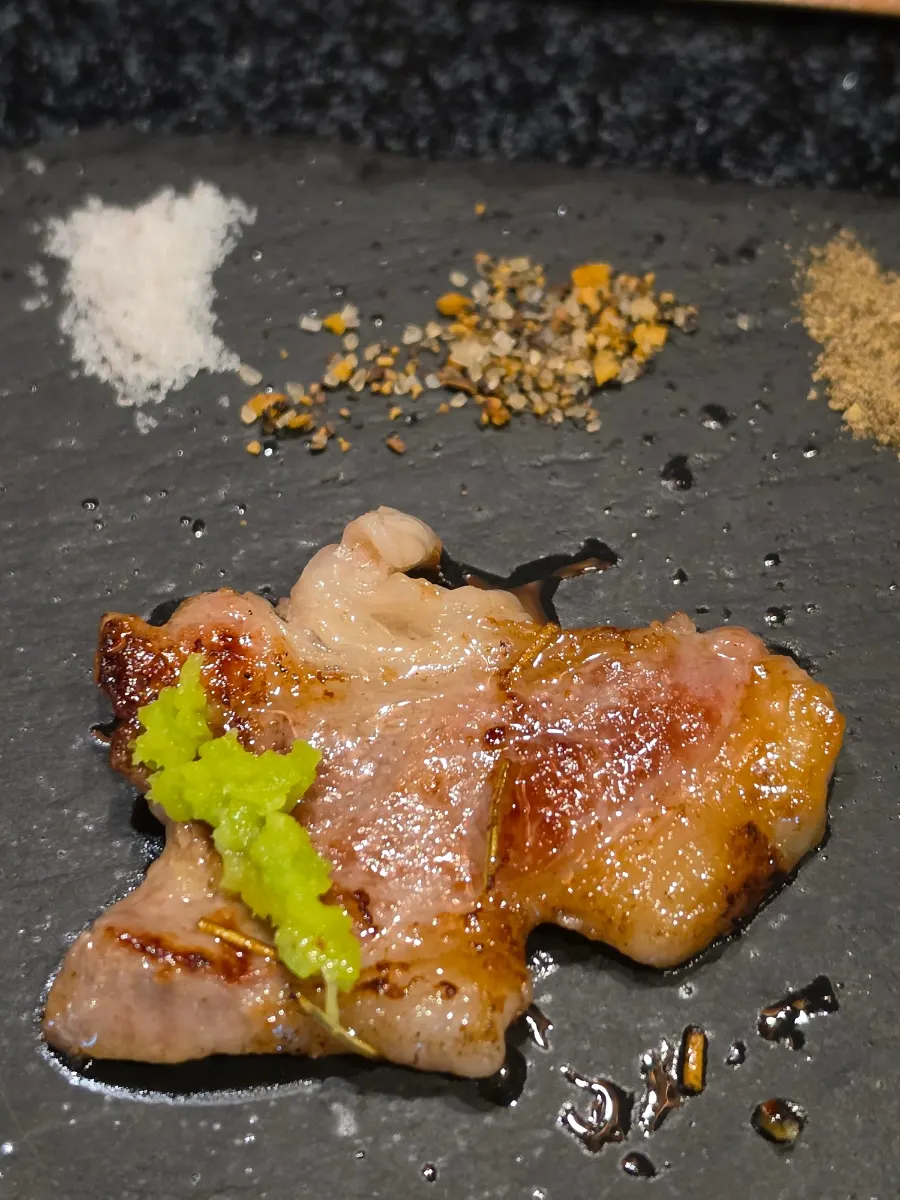Grilled gabrisal, the special cut