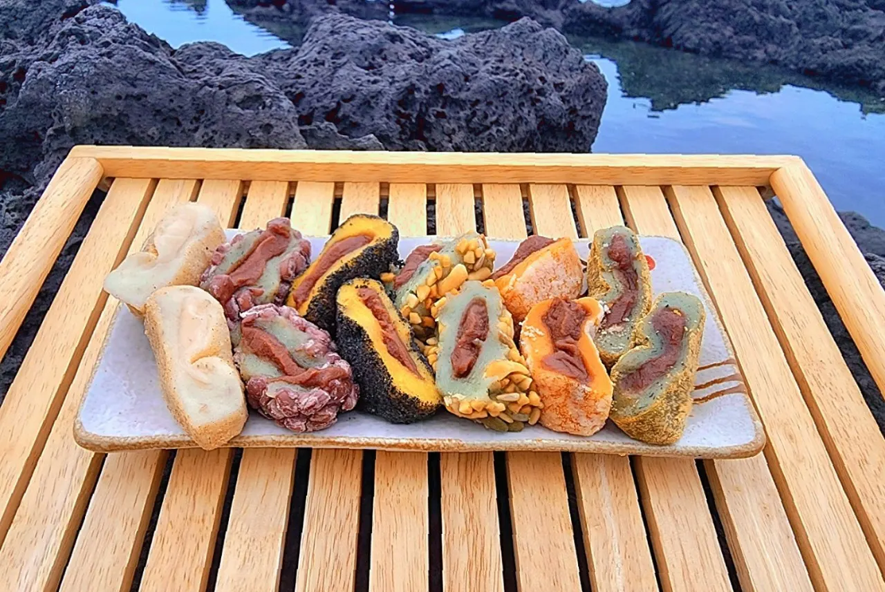 아침식사 대용으로 차린 오메기떡