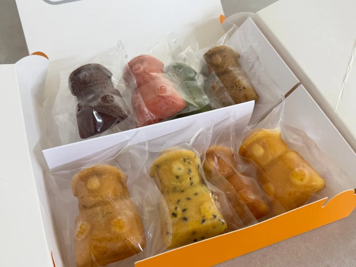 Dol hareubang-shaped desserts from Today Jeju